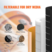 Charger l'image dans la visionneuse de galerie, w/ 1.8 Gal Capacity-Universal Fit for Sandblaster Cabinets Amocart Dust Collection System1.6-HP Dust Collector Media Reclaimer
