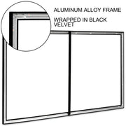 Charger l'image dans la visionneuse de galerie, Amocart Projector Screen 92 100 110 120 130 135 155in Aluminum Fixed Frame 16:9 4K HD Home Cinema Theater WallMountable Display