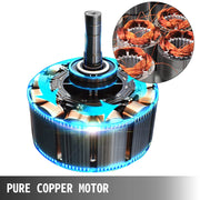 Load image into Gallery viewer, SucceBuy 25/60L Air Compressor 110V/240V Silent Oil-Free Compressor 750W 1 HP For Home Repair Tire Inflation Whisper Compressor - AMOCART