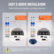 Load image into Gallery viewer, Amocart Digital Converter 5/7.5/10HP Single Phase to 3 Phase Converter Phase Shifter for Residential Light Commercial Use