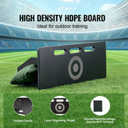 Charger l'image dans la visionneuse de galerie, SucceBuy Soccer Rebounder Board Portable Soccer Wall with 2 Angles Rebound Foldable HDPE Kickback Rebound Board for Adults