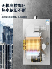 Load image into Gallery viewer, Household 16L Constant Temperature Gas Water Heater Natural Gas LPG Forced Exhaust For Bathroom