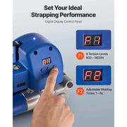 Load image into Gallery viewer, SucceBuy Electric Strapping Machine with Digital Display fit 0.39-0.74in Wide Straps Handheld Pallet Banding Tool for Packaging