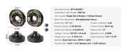 Bild in Galerie-Viewer laden, Amocart Trailer Hub Drum Kits Self-Adjusting Trailer Brake Assembly 7000 lbs Axle Backing Plates for Brake System Part Replace