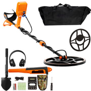 Load image into Gallery viewer, SucceBuy Professional Rechargeable Metal Detector 12" IP68 Waterproof Coil 39-50 in Adjustable + LCD 7Modes for Treasure Hunting