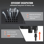 Load image into Gallery viewer, SucceBuy Air Impact Wrench Up to 2730 ft-lbs Reverse Torque Output 1" Pneumatic Impact Gun for Heavy Duty Repairs - AMOCART