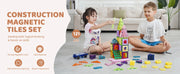 Bild in Galerie-Viewer laden, Amocart 121PCS Magnetic Building Blocks Set Construction Puzzle Magnetic Sheet Tiles Boys Girls Children Montessori Toys Gifts