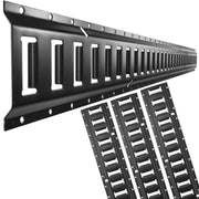 Load image into Gallery viewer, Amocart 2ft5ft E Track Tie Down Rail Kit 4Pcs Secure Cargo 2000 lbs Etrack Rails with Screws for Garages Trailers ATV Mounting