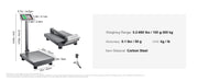 Bild in Galerie-Viewer laden, SucceBuy 660Lbs Computing Digital Platform Scale 0.1LBS Accuracy Floor Scale with LB/KG High-Definition Display for Box Luggage
