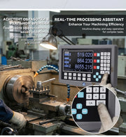 Load image into Gallery viewer, Industrial 3VA LCD DRO Readout 300x192x78mm 4kg Linear Error Compensation Precision Machining CNC Equipment Display System