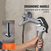 Load image into Gallery viewer, Amocart Pipe Wrench 18"Aluminum Straight Pipe Wrench Automatic Jaw Adjustment Adjustable Plumbing Wrench Easy to Carry for Pipe