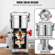 Charger l'image dans la visionneuse de galerie, SucceBuy 150-2500g Electric Grain Mill Grinder Commercial Swing Spice Grinders for Dry Herbs Grains Spices Cereals Coffee Corn