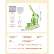 Load image into Gallery viewer, SucceBuy Button Maker Machine Plastic Pin Maker 100pcs Button Parts Circle Cutter and Hex Wrenches Reinforced Ergonomic Handle