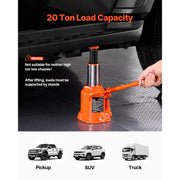 Load image into Gallery viewer, SucceBuy Hydraulic Bottle Jack 20/30/50 Ton Welded Bottle Jack with 3-Section Long Handle, for Car Pickup Truck RV, Auto Repair