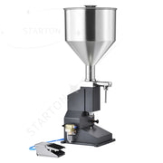 Charger l'image dans la visionneuse de galerie, for Milk Water Beer Gloss Dispensing Equipment Amocart 5-50ml A02 Pneumatic Liquid Filling Machine w/ Pedal Paste Bottle Filler