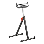 Load image into Gallery viewer, Amocart Roller Stand 250lbs/135lbs LBC Adjustable Height with 11.5in Polished Steel Roller Head Woodworking Extension Support