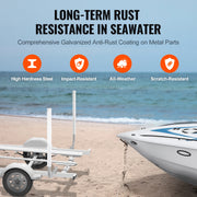 Load image into Gallery viewer, Amocart Boat Trailer Guide 43”Adjustable Design Trailer Guide Poles 2PCS Rustproof Galvanized Steel Trailer Guide With PVC Pipe