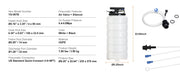 Charger l'image dans la visionneuse de galerie, Amocart 6.5L/15L Pneumatic Fluid Extractor with Suction Hose Oil Changer Fuel Pump for Automotive Fluids Vacuum Evacuation