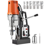 Bild in Galerie-Viewer laden, Amocart MD50 50mm Magnetic Drill Press Kit 1680W Electric Bench Drilling Machine 2900LBS Magnet Force HSS Annular Cutter Bits
