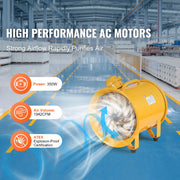 Load image into Gallery viewer, Amocart Portable Ventilation Fan 350W/550W/1100W Industrial Exhaust Fan Air Clean Extractor Blower for Factory Warehouse