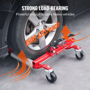Load image into Gallery viewer, SucceBuy Wheel Dolly Heavy Duty Vehicle Positioning Ratchet Tire Jack Max Capacity 1500 Lbs Car Dolly for Car Auto Repair Moving - AMOCART