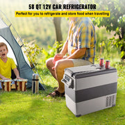Load image into Gallery viewer, SucceBuy 20L 22L 35L 45L 55L Car Refrigerator Mini Fridge Freezer Portable Compressor Cooler 12/24V DC 110-240V Ice Box - AMOCART