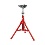 Load image into Gallery viewer, SucceBuy Pipe Holding Stand V-Head 1107A 1107C 1107 w/ 2/4 Ball Transfer Folding Tripod Jack Pipeworking Supporting Clamped Tool