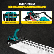 Load image into Gallery viewer, SucceBuy 1200MM Tile Cutter High Precision Manual Ceramic Floor Tiles Tile Cutter 48 In Cutting Machine for Precision Cutting