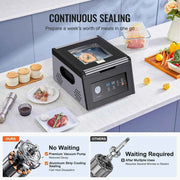 Load image into Gallery viewer, Amocart Chamber Vacuum Sealer 380W Vacuum Pump Power Compact Design with 11.5 in Sealing Length for Professional and Home Use