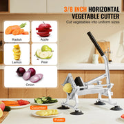 Load image into Gallery viewer, Amocart Commercial Vegetable Slicer 3/8 In Fruit Slicer Stainless Steel and Aluminum Alloy Vegetable Cutter Slicer Machine