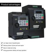 Load image into Gallery viewer, VFD 0.75KW 1.5KW 2.2KW 4KW 5.5KW Frequency Inverter 1PH/3PH 220V 380V Output Frequency Converter Variable Frequency Drive