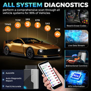 Load image into Gallery viewer, 2026 New KINGBOLEN Ediag Elite Lifetime free Car Diagnostic Tools All system 15 Resets Bi-directional CAN FD Auto OBD2 Scanner