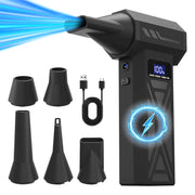 Load image into Gallery viewer, Zten Portable Air Violent Blower Mini Turbo Jet Fan Handheld Brushless Motor 130,000 RPM Wind Speed 52m/s industrial Duct Fan