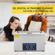 Load image into Gallery viewer, 【Premium】Amocart 22L Ultrasonic Cleaner 28/40khz Dual Frequency Ultrasonic Cleaner 304 Stainless Steel w/ Heater Timer for Jewe