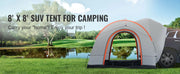 Load image into Gallery viewer, SucceBuy SUV Camping Tent, 8'-8' SUV Tent Attachment for Camping with Rain Layer and Carry Bag, PU2000mm Double Layer Truck Tent