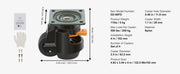 Load image into Gallery viewer, Amocart 4 Pcs Leveling Casters Heavy Duty Swivel Caster Wheels with Handle Design Height Adjustable Feet for Workbench Machine