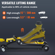Load image into Gallery viewer, Amocart 2.5 Ton Floor Hydraulic Jack Pneumatic Low Profile Floor Jack Heavy-Duty Steel Floor Jacks with Single Piston Lift Pump
