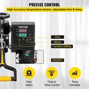 Load image into Gallery viewer, SucceBuy 2In1 Heat Press Machine 38*38CM Multifunctional 360° Swing-Away Digital Sublimation Printer Transfer DIY T-shirt Cap