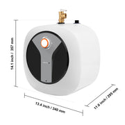 Load image into Gallery viewer, SucceBuy Electric Mini-Tank Water Heater 1440W Hot Water Boiler Storage for Kichen Bathroom Restaurant Shelf Wall Floor Mounted