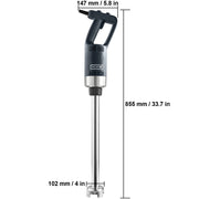 Load image into Gallery viewer, SucceBuy Commercial Immersion Blender 500 Watt Heavy Duty Hand Mixer Variable Speed Kitchen Stick Mixer with 304 Stainless Steel