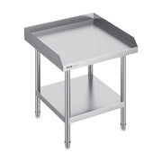 Bild in Galerie-Viewer laden, SucceBuy Stainless Steel Work Table Commercial Heavy Duty Food Prep Worktable with Adjustable Height for Restaurant Home Hotel