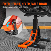 Load image into Gallery viewer, Amocart 440lb Motorcycle Jack Lift Stand Dirt Bike Lift Stand Hydraulic Lift Operation Adjustable Height Hoist Table for Repair