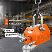 Load image into Gallery viewer, SucceBuy 100KG-2000KG Permanent Magnetic Lifter Pulling Capacity 2.5 Safety Factor Neodymium & Steel Lifting Magnet Lift Magnets