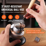 Load image into Gallery viewer, Amocart Ball Vise 3" 5" Engraving Setting Tool Standard Rotation Engraving Block Vise Attachment Jewelry Engraving Block Tools