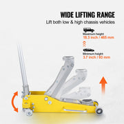 Load image into Gallery viewer, Amocart 3T/2T Floor Jack Aluminum Hydraulic Racing Jack Hydraulic Car Jack with Dual Piston Quick Lift Pump for Auto Repaire