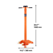 Load image into Gallery viewer, SucceBuy Underhoist Stand 3/4 Ton Capacity Pole Jack, Lifting from 43.3" to 70.9" Triangular Base Two Wheels Automotive Support - AMOCART