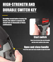 Bild in Galerie-Viewer laden, Cordless Hand Held Hydraulic Pliers 16KN Electric Hydraulic Wire Crimper with LED Light & Molds Terminal Crimping Tool