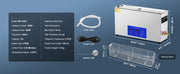 Bild in Galerie-Viewer laden, Amocart 10L Ultrasonic Cleaner 300W 40kHz Professional Ultrasound Cleaning Machine with Timer & Heater for Gun Automotive Parts