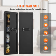 Load image into Gallery viewer, Amocart Tall Wall Safe 3/4Tier Hidden Wall Safe with Keypad Q235 Cold-Rolled Steel In Wall Safe for Money Jewelry Passport Home