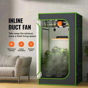 Load image into Gallery viewer, 【Premium】SucceBuy Inline Duct Fan 4/8In Quiet EC-motor Ventilation Exhaust Fan with Temperature Humidity Controller for Cooling
